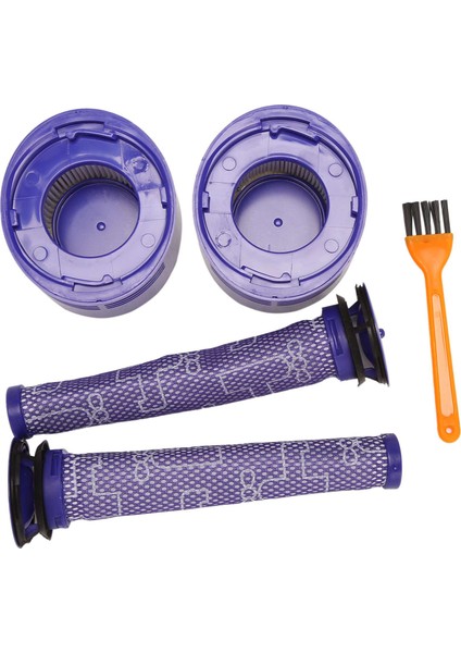 Dyson V8 Ön Filtre + Hepa Son Filtre Için 2 Paket Yedek, Ön Filtre Için Dyson V7 V8 Animal Absolute Kablosuz Elektrikli Süpürge ile Uyumlu # DY-96566101 Son Filtre DY-96747801 (Yurt Dışından)