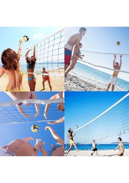 9.5 Metre Taşınabilir Pratik ve Profesyonel Voleybol Filesi Beach&okul&sahil&otel Tipi Voleybol Ağı