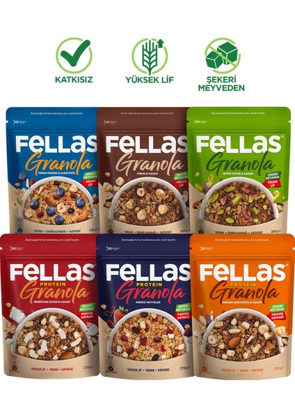 Granola 6'lı Süper Paket