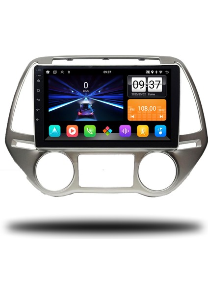 Hyundai I20 2010-2014 Arası Dijital Klima 6-128 GB Multimedya Navigasyon
