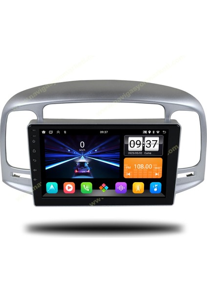 Hyundai Accent Era 2006-2012 Arası 6-128 GB Multimedya Navigasyon