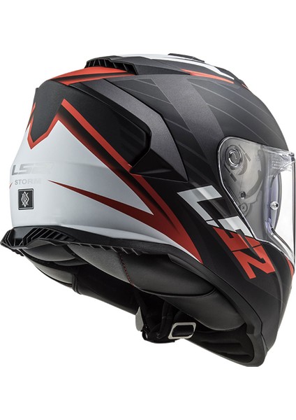 Storm 2 Nerve Mat Siyah-Kırmızı Kask indirimleri