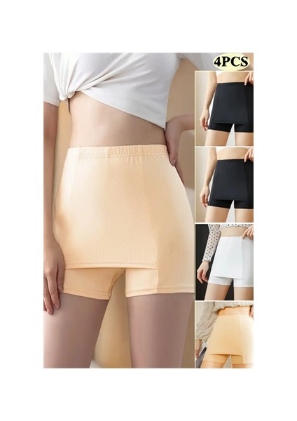 Dikişsiz Kaymaz Güvenlik Şortu – Çift Katmanlı, Konveks Tasarım, Buzlu Ipeksi Doku, Yazlık Ince Şort Altı Içlik | Dönmeyen, Terletmeyen Iç Şort fırsatları