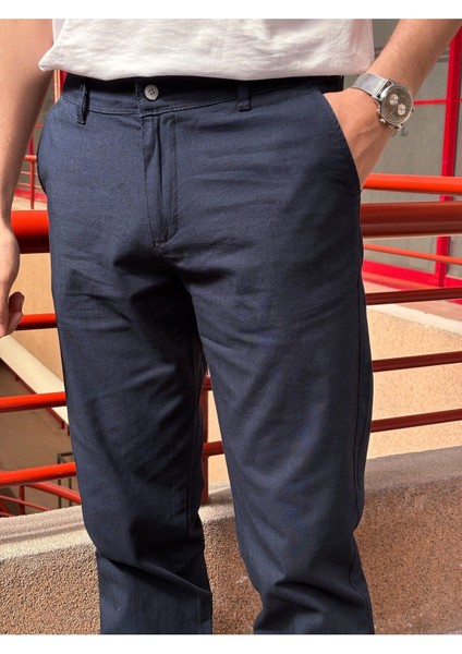 Erkek, Keten Dokuma, Pamuklu Kumaş, Regular Fit, Mevsimlik Pantolon 325 modelleri