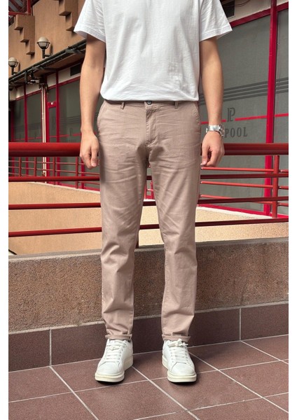 Erkek, Keten Dokuma, Pamuklu Kumaş, Regular Fit, Mevsimlik Pantolon 339 fiyatları