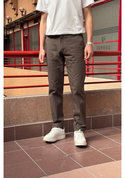 Erkek, Keten Dokuma, Pamuklu Kumaş, Regular Fit, Mevsimlik Pantolon 377 fiyatları