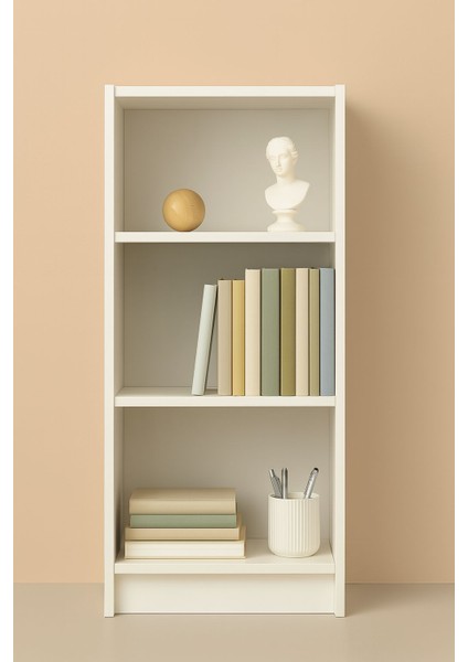 Bılly Kitaplık 40 x 28 x 106 cm Beyaz 2 Raflı Dayanıklı Dolap fiyatları