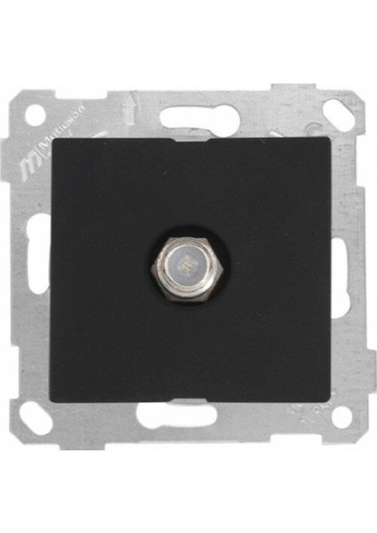 Rita Serisi Siyah Uydu Prizi F Kollektörlü