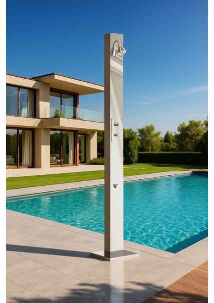 Paslanmaz Havuz Duşu Ayak Yıkama Sistemi