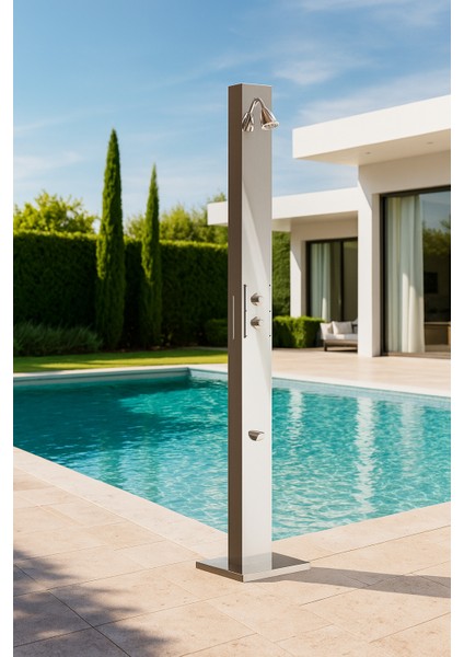 Paslanmaz Havuz Duşu Ayak Yıkama Sistemi modelleri