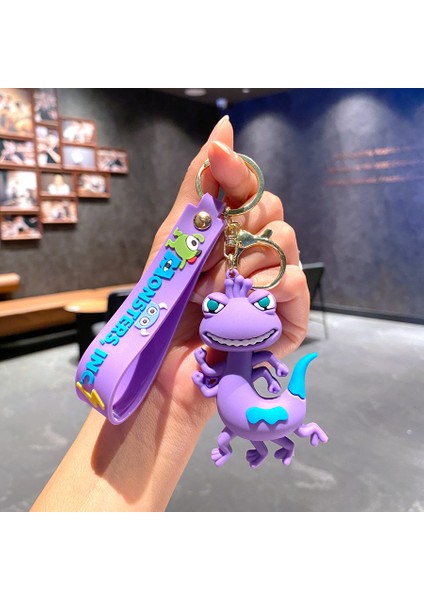 Çizgi Film Animasyon Stitch Serisi Yumuşak Kauçuk Anahtarlık Bebek Çantası Kolye Anahtarlık Küçük Hediye (Yurt Dışından)