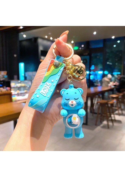Çizgi Film Animasyon Stitch Serisi Yumuşak Kauçuk Anahtarlık Bebek Çantası Kolye Anahtarlık Küçük Hediye (Yurt Dışından)