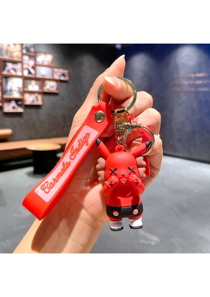 Çizgi Film Animasyon Stitch Serisi Yumuşak Kauçuk Anahtarlık Bebek Çantası Kolye Anahtarlık Küçük Hediye (Yurt Dışından)