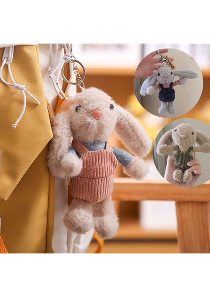 Küçük Peluş Kolye Okul Çantası Çekicilik Anahtarlık Butik Kapma Makinesi Klip Bebek Makine Bebekleri (Yurt Dışından)