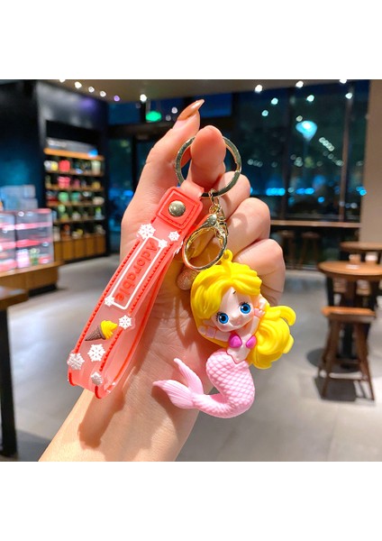 Çizgi Film Animasyon Stitch Serisi Yumuşak Kauçuk Anahtarlık Bebek Çantası Kolye Anahtarlık Küçük Hediye (Yurt Dışından)