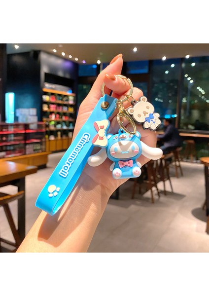 Çizgi Film Animasyon Stitch Serisi Yumuşak Kauçuk Anahtarlık Bebek Çantası Kolye Anahtarlık Küçük Hediye (Yurt Dışından)