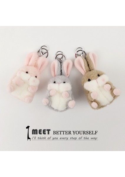 Küçük Peluş Kolye Okul Çantası Çekicilik Anahtarlık Butik Kapma Makinesi Klip Bebek Makine Bebekleri (Yurt Dışından)