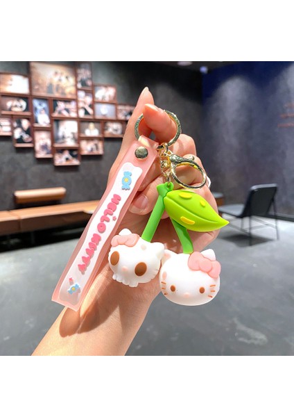 Çizgi Film Animasyon Stitch Serisi Yumuşak Kauçuk Anahtarlık Bebek Çantası Kolye Anahtarlık Küçük Hediye (Yurt Dışından)