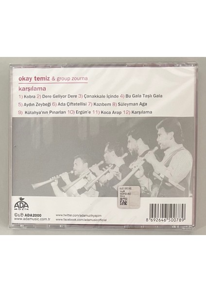 Okay Temiz & Group Zourna Karşılama CD (Jelatininde Sıfır Dönem Baskı Cd) fiyatları