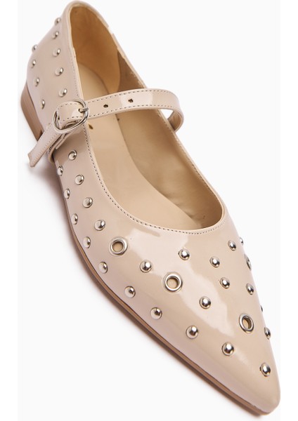 Ninna Bej Rugan Sivri Burunlu Kadın Babet fiyatları