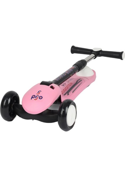 Işıklı/ledli Üç Teker Yükseklik Ayarlanabilir ve Katlanabilir Fren Sistemli Çocuk Scooter fiyatları