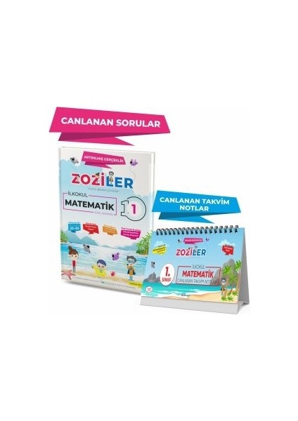 1.Sınıf Matematik Soru Bankası ve Canlanan Takvim Notlar