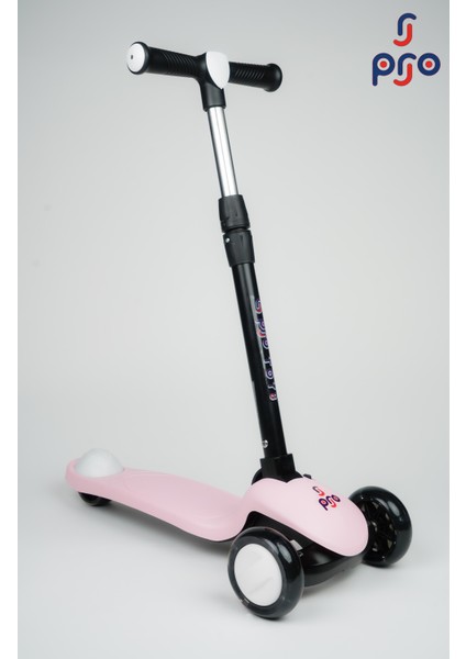Işıklı/Ledli Üç Teker Yükseklik Ayarlanabilir ve Katlanabilir Fren Sistemli Çocuk Scooter fiyatları