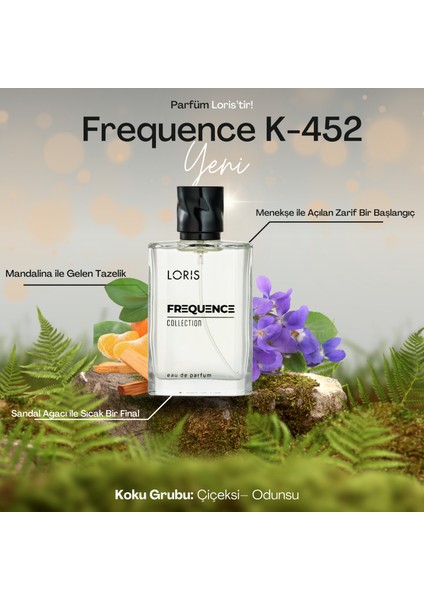 K-452 Frequence Kadın Edp Parfüm 50 ml