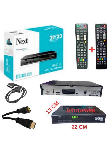 Next 2023 Kasalı Scart Kablolu Wifi'li Tüplü Tv Uyumlu Full Hd Uydu Alıcı