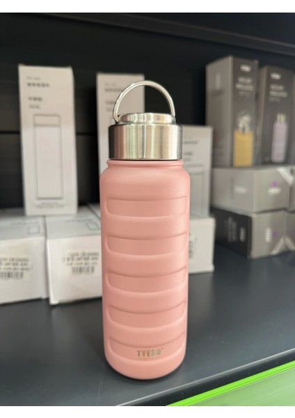 Paslanmaz Çelik Termos Su Şişesi 360ML Vakumlu Kapak Pembe Ithal Ürün fırsatları