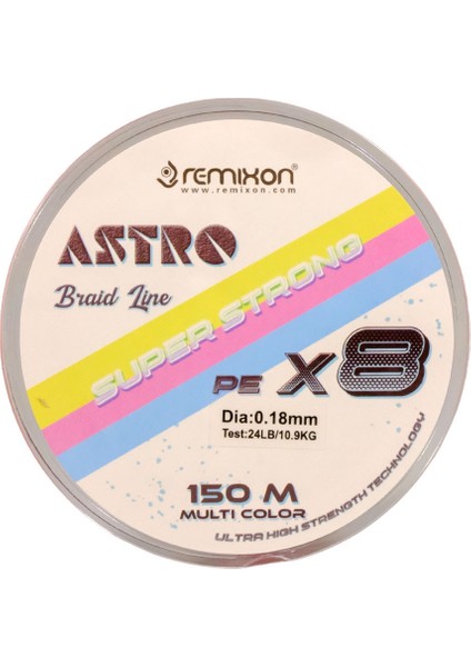 Astro 8b Multicolor 150M Ip Misina Kalınlık (Mm) : 0,18MM fiyatları