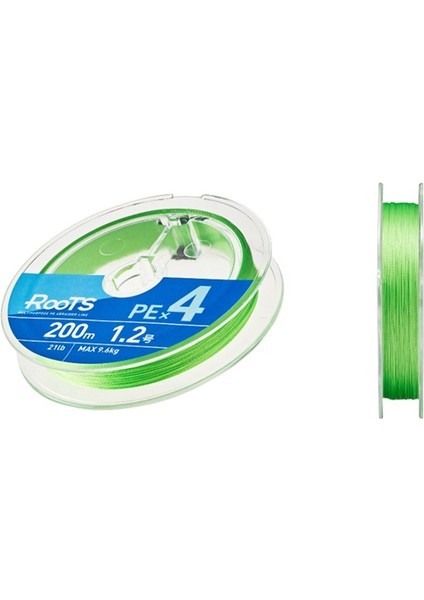 Roots 4b Light Green 200M Ip Misina Kalınlık (Pe) : Pe # 1