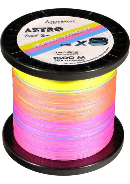 Astro 8b Multicolor 1500M Ip Misina Kalınlık (Mm) : 0,43MM