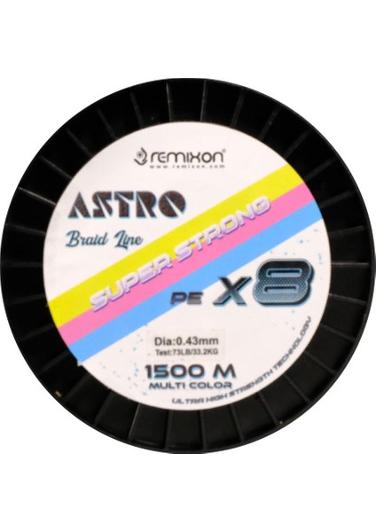 Astro 8b Multicolor 1500M Ip Misina Kalınlık (Mm) : 0,43MM fiyatları