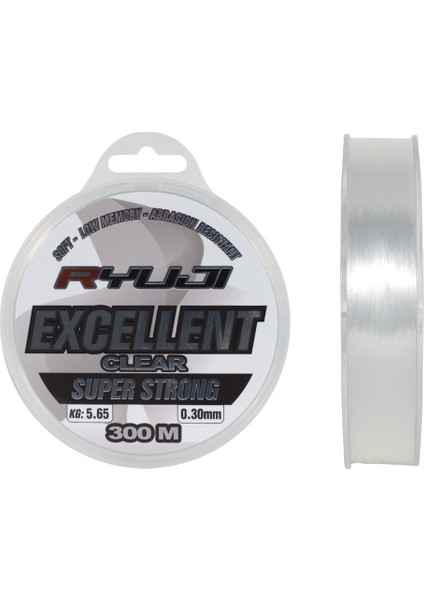Excellent Clear 300M Monofilament Misina Kalınlık (Mm) : 0,35MM