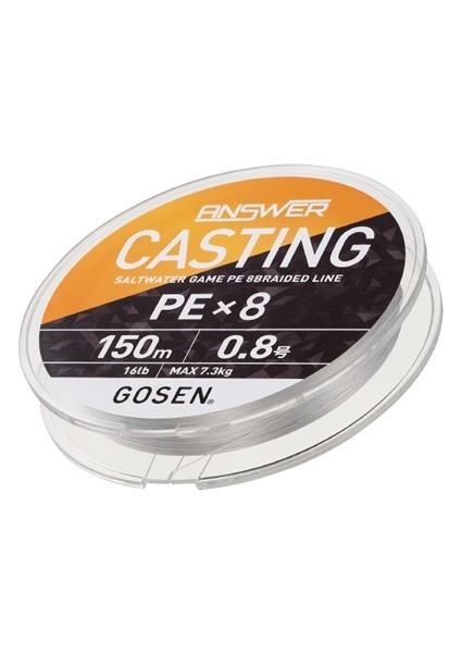 Answer Casting 8b Fine Silver 150M Ip Misina Kalınlık (Pe) : Pe # 0.8 fiyatları