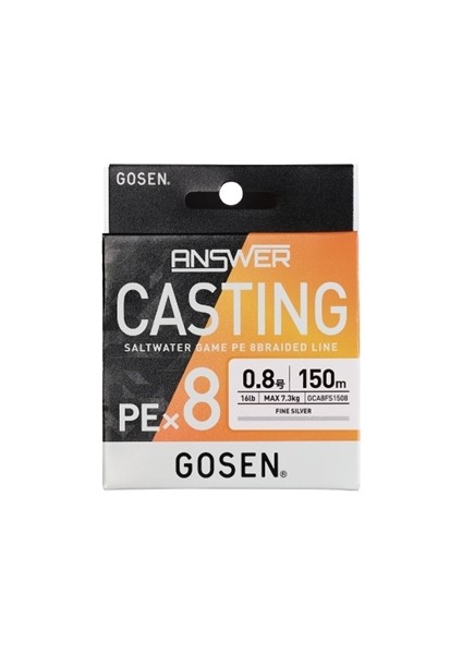 Answer Casting 8b Fine Silver 150M Ip Misina Kalınlık (Pe) : Pe # 0.8 modelleri
