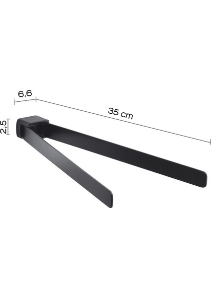 Pirenei Havluluk,ikili,35.9cm - Mat Siyah modelleri