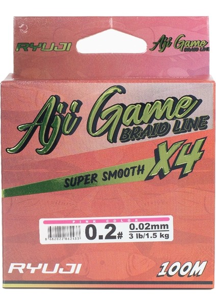Aji Game 4b Pink 100M Ip Misina Kalınlık (Mm) : 0,03MM modelleri
