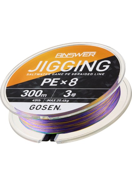 Jigging Answer 8b Multicolor 300M Ip Misina Kalınlık (Mm) : 0,20MM fiyatları