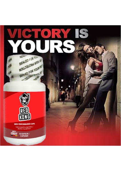 Gel 50 ml Sert Performansınıza Jel + Red Kong 10 Lu Kaps Yüksek Güç fırsatları