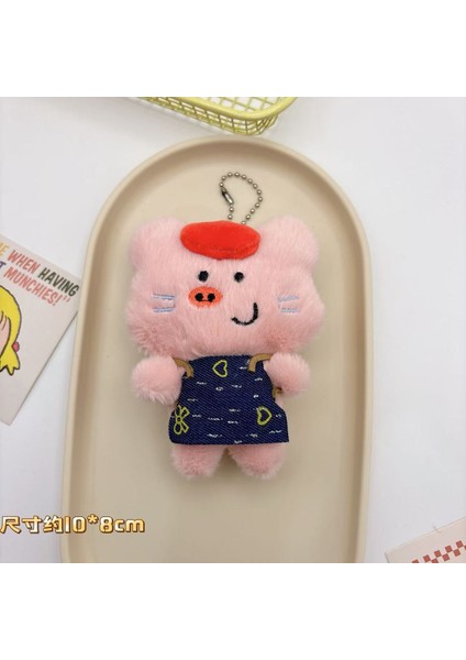 Yaratıcı Sevimli Anahtarlık Karikatür Peluş Bebek Kolye Çok Yönlü Anahtarlık Kolye Çanta Bebek Çekicilik (Yurt Dışından)