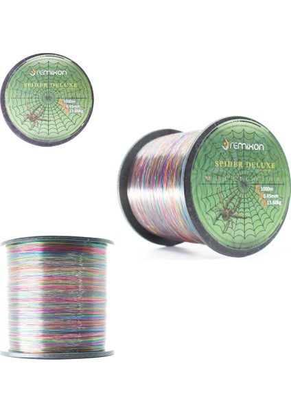 Spider Deluxe Serisi 1000M Multicolor Monofilament Misina Kalınlık (Mm) : 0,60MM