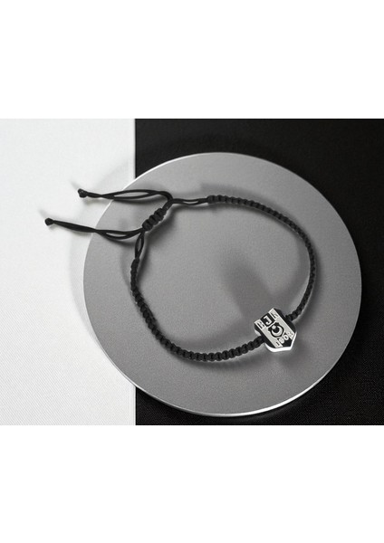 Siyah Makrome Bileklik