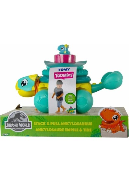 Nessiworld 73410 Tomy Toomies Jurassic World Diz ve Çek Anki +12 Ay