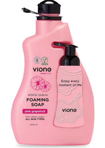 5'li Set Köpük Sabun El ve Yüz Için 2 Lt (Köpük Yapıcı Sabunluk Hediyeli) fırsatları