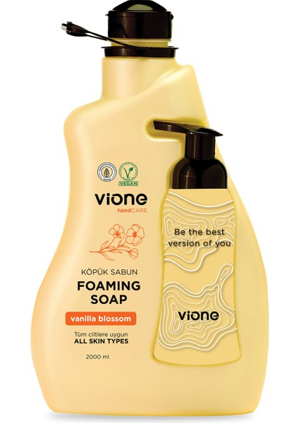 5'li Set Köpük Sabun El ve Yüz Için 2 Lt (Köpük Yapıcı Sabunluk Hediyeli)