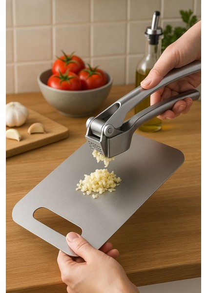 Paslanmaz Çelik Mutfak Kesme-Doğrama Tahtası 23X33 cm (Antibakteriyel) modelleri