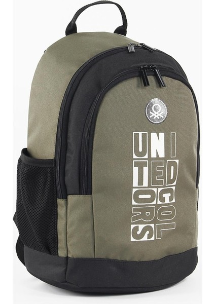 Haki Siyah Unisex Okul Çantası 04292