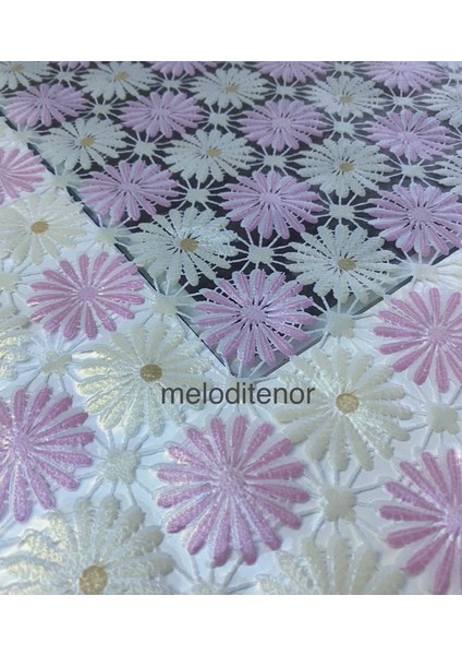 Lüks Şeffaf Kaplama Papatya Desen Kaymaz Silinebilir Pvc Muşamba Masa Örtüsü fırsatları